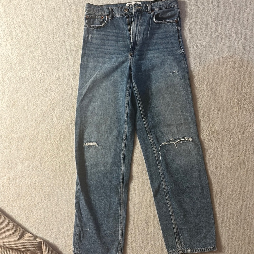 Zara Brand New Blue Jeans, Size 4